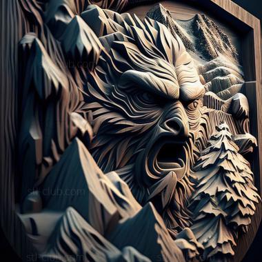 3D модель Игра Far Cry 4 Долина Йети (STL)